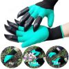 Gardening Gloves With 8 Claws Digging Gloves Garden Planting Vegetable Planting Flower Weeding Protection