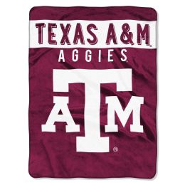 Texas A&M OFFICIAL Collegiate "Basic" Raschel Throw