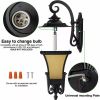 16.54''H Rustic Outdoor Wall Light for House Wall Mounted Lighting Fixture