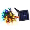 100 LEDs 36 1/12 ft ((11 M))  RYBG Outdoor Christmas Solar String Lights