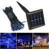 100LEDs Blue Solar String Light