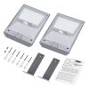 2 Pack Motion Sensor Flood Light 18 LED 300LM Waterproof Security Lighting Wireless Wall Lights For Outside Patio Garden