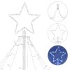 12FT Lighted Spiral Christmas Cone Trees/COLD