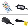 Electric 120 Volts Color Changing Shatterproof LED String Light with Remote Control 12 Count for Indoor & Outdoor Decor