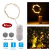 6 Pack LED String Lights 6.56ft 20 LEDs Decor Light Battery Starry Fairy Lights Copper for DIY Costume Party Wedding Festival