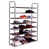 100cm Ultra Large Capacity 8 Layers Non-woven Fabrics & Steel Shoe Rack RT