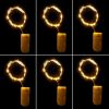 6 Pack LED String Lights 6.56ft 20 LEDs Decor Light Battery Starry Fairy Lights Copper for DIY Costume Party Wedding Festival