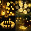 Solar Powered 30 LED String Light Garden Path Yard Decor Lamp Outdoor Waterproof