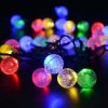 Solar Powered 30 LED String Light Garden Path Yard Decor Lamp Outdoor Waterproof