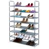 100cm Ultra Large Capacity 8 Layers Non-woven Fabrics & Steel Shoe Rack RT