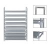 100cm Ultra Large Capacity 8 Layers Non-woven Fabrics & Steel Shoe Rack RT