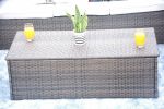 Direct Wicker Outdoor And Garden Patio Sofa Set 6PCS Reconfigurable Stylish And Modern Style With Seat Cushion